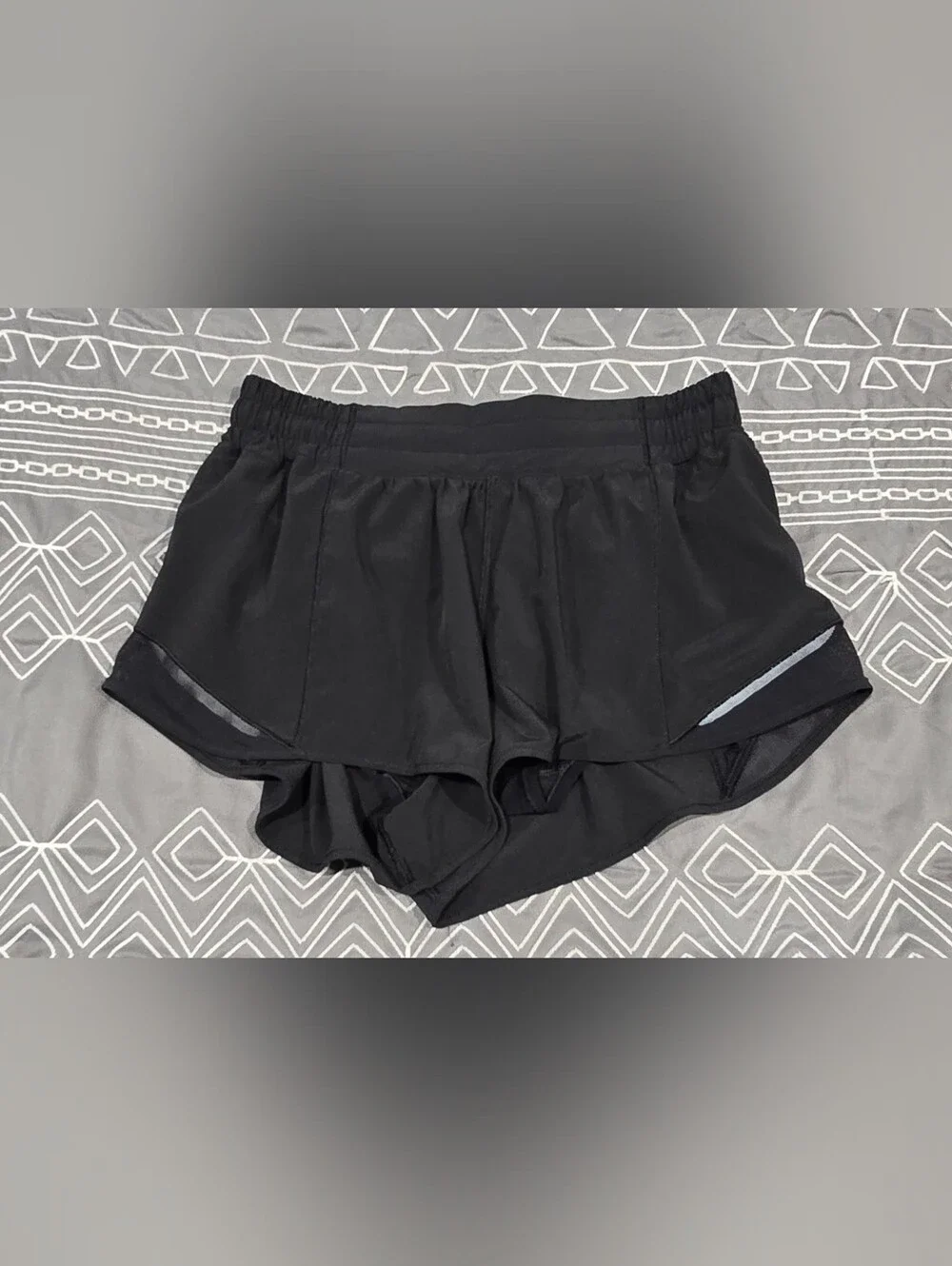 Lululemon Hotty Hot Low Rise Black Shorts Size 6